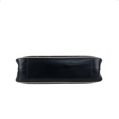 PRADA Stitch Shoulder bag Hobobag Black Vintage tfesrt