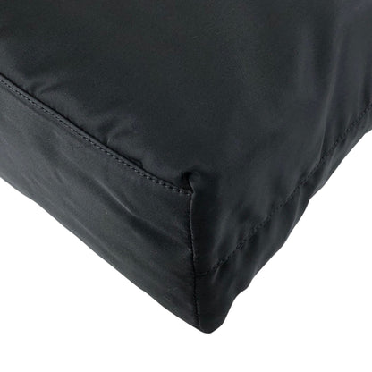 PRADA Tessuto Triangle Logo Handbag Totebag Black Vintage 4fphjj