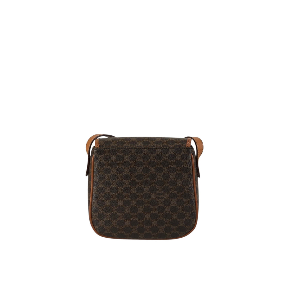 CELINE Horse Bit Shoulder bag Brown Vintage gth7ry