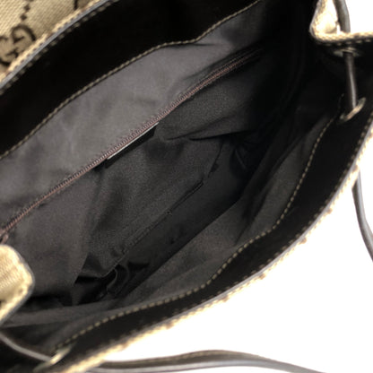 GUCCI GG Canvas Backpack Beige Vintage zj85nr