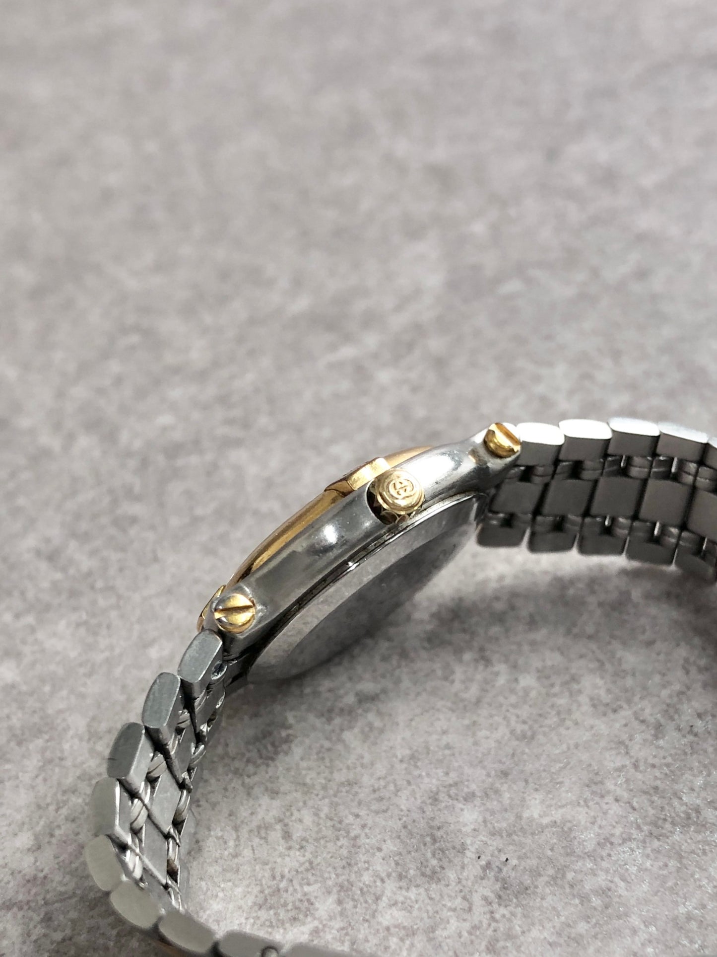 GUCCI Watch Silver×Gold 9000L Vintage r346dk