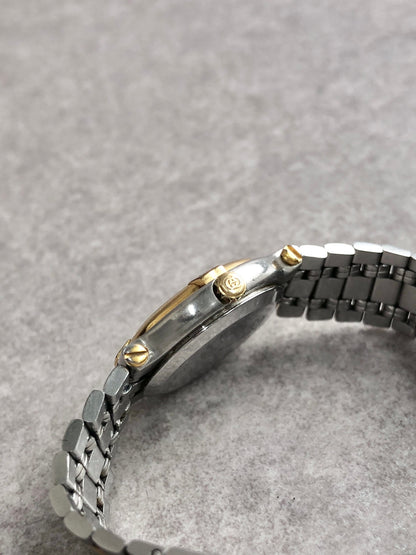 GUCCI Watch Silver×Gold 9000L Vintage r346dk