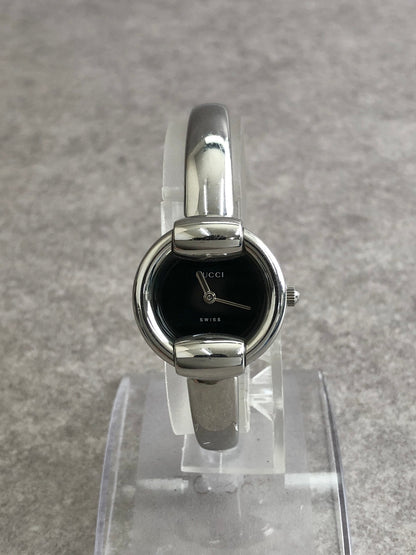 GUCCI Quartz Watch Silver 1400ＬVintage 8ruzxt