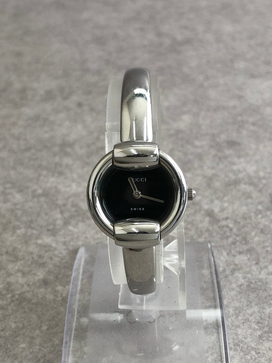 GUCCI Quartz Watch Silver 1400ＬVintage 8ruzxt