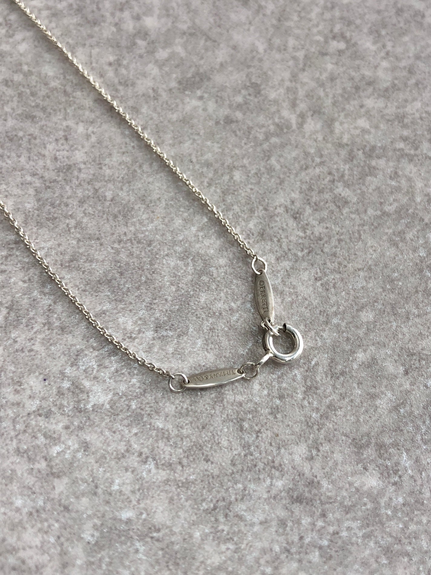 Tiffany & Co. Cross Motif Necklace Silver Vintage upy5ep