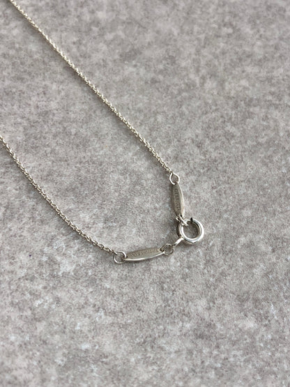 Tiffany & Co. Cross Motif Necklace Silver Vintage upy5ep