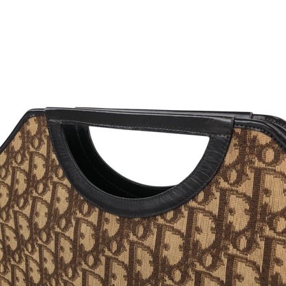 Christian Dior Trotter Handbag Brown Vintage erc4b6