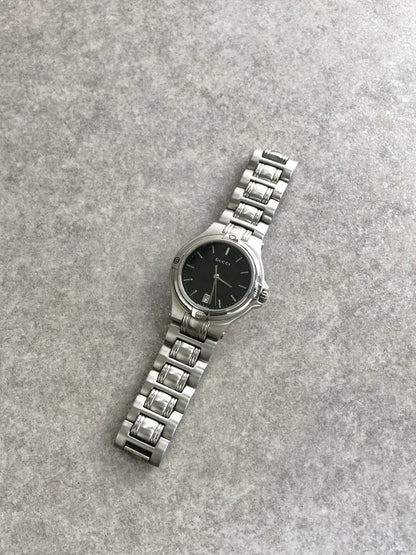 GUCCI Quartz Watch Silver 9040M Vintage 5jz8s6