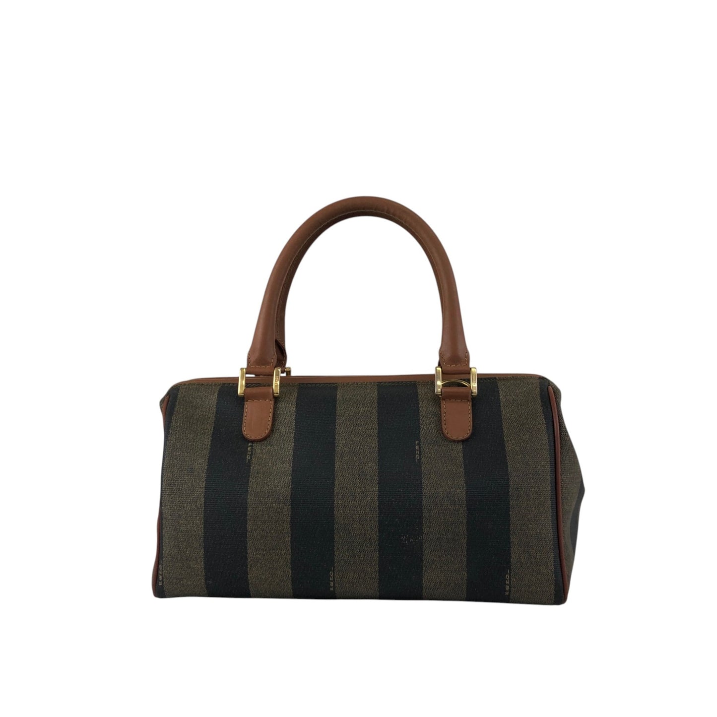 FENDI Pecan Logo Two-way Handbag Shoulder bag Brown Vintage sudkyw