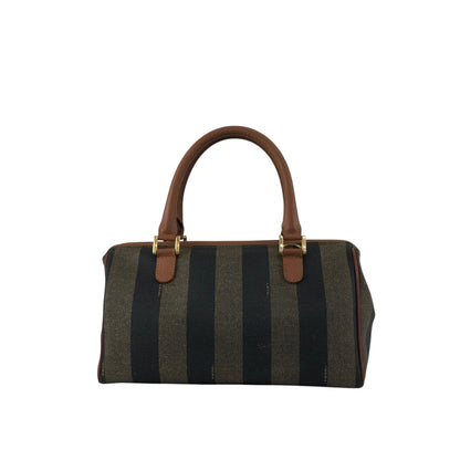 FENDI Pecan Logo Two-way Handbag Shoulder bag Brown Vintage sudkyw
