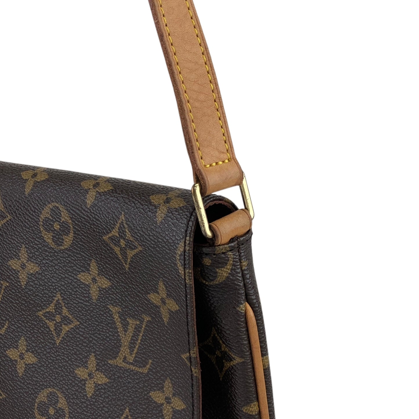 LOUIS VUITTON Monogram 單肩包 棕色 復古 ir4uvs