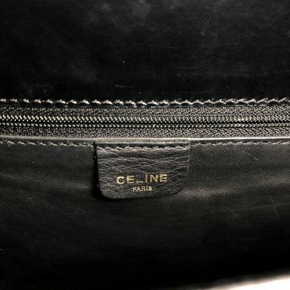 CELINE Gancini Shoulder bag Black Vintage ni2xww