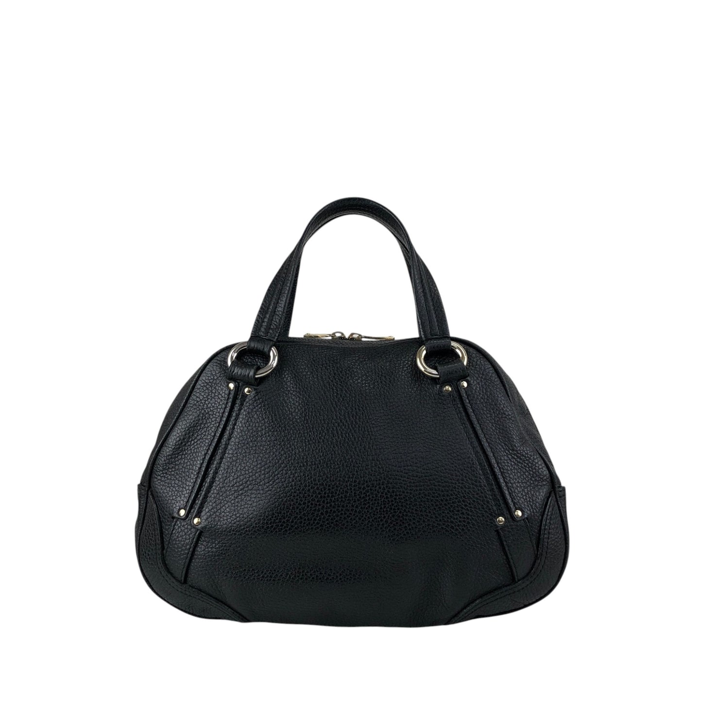 CELINE Logo Small Boston bag Handbag Black Vintage fr3ikk
