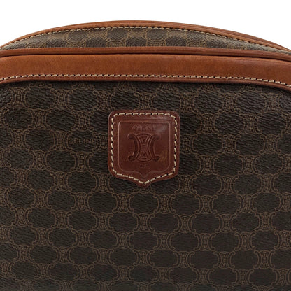 CELINE Macadam Blason Shoulder bag Brown Vintage v2cvc8
