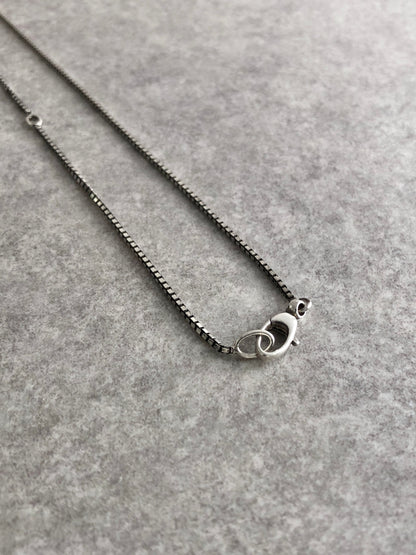 GUCCI Bamboo Cross Motif SILVER925 Necklace Silver Vintage 2rvcss