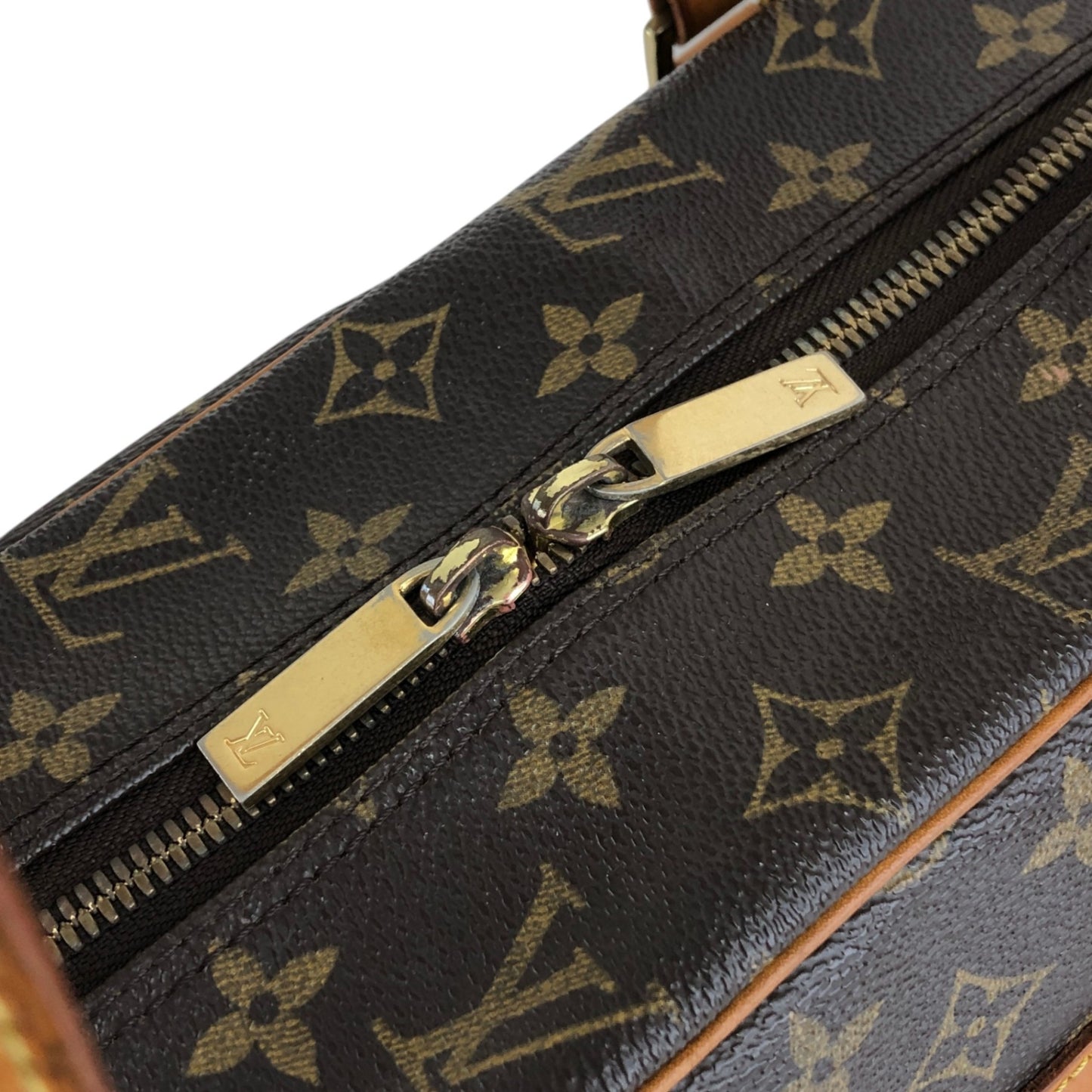 LOUIS VUITTON Monogram Totebag Brown Vintage su5r5b