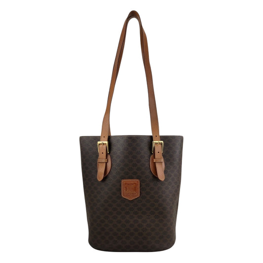 CELINE Macadam Blason Totebag Brown Vintage inkg8a