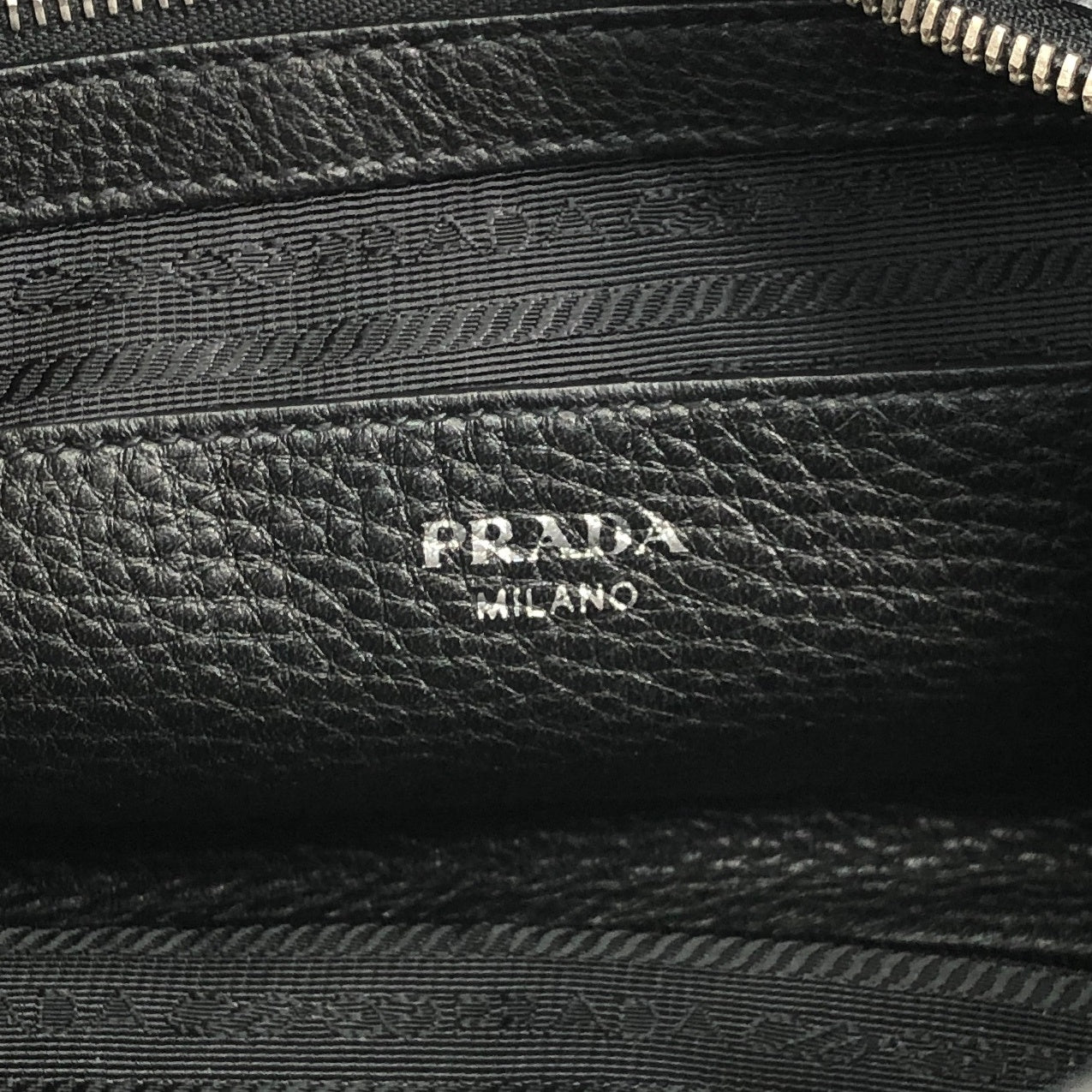 PRADA Logo Two-way Small Boston bag Shoulder bag Black Vintage 6yvxeb