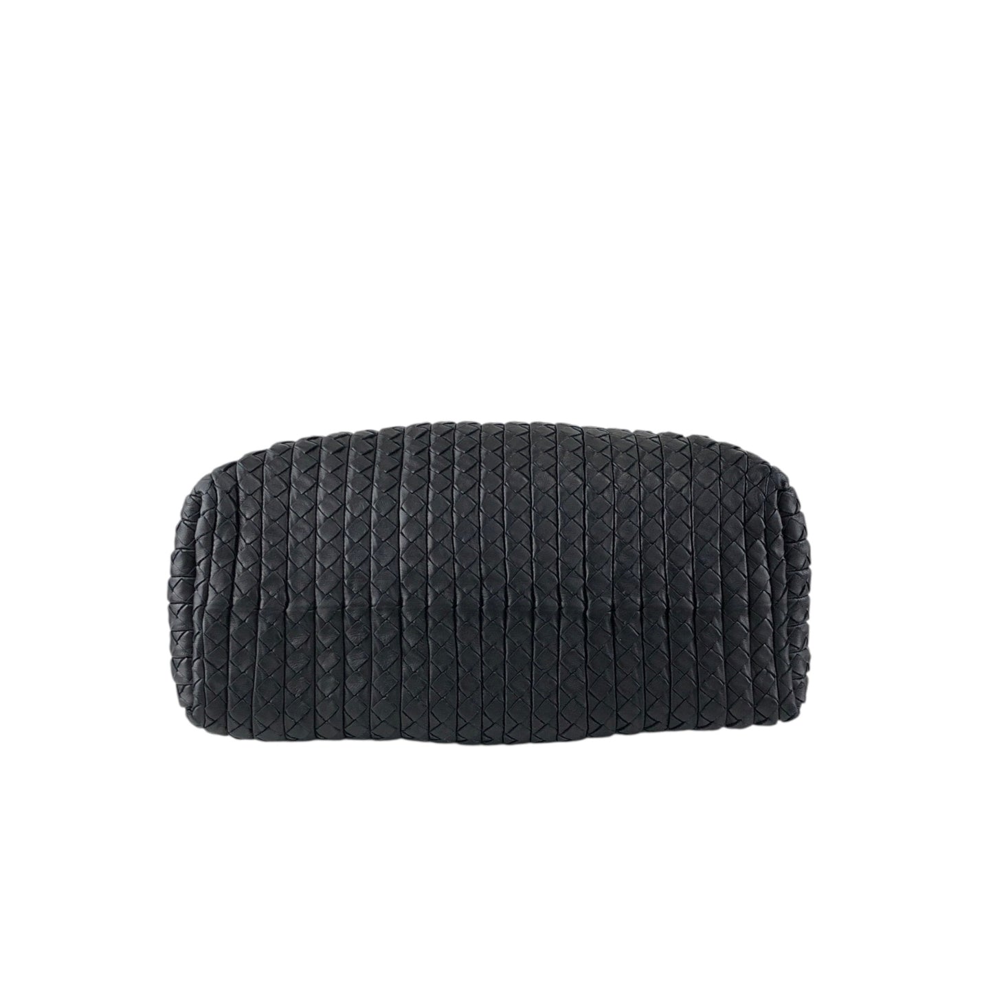 Bottega Veneta Intrecciato Handbag Black Vintage 5bnku4