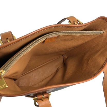 CELINE Macadam Blason Handbag Totebag Brown Vintage yemzhg