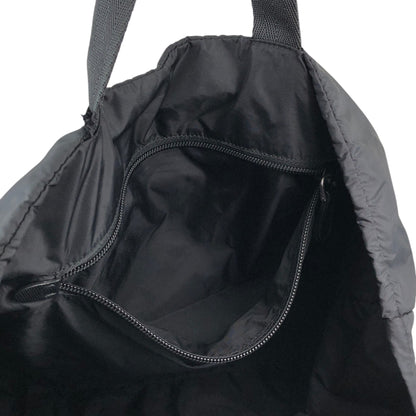 PRADA Tessuto Triangle Logo Handbag Totebag Black Vintage txv6yu