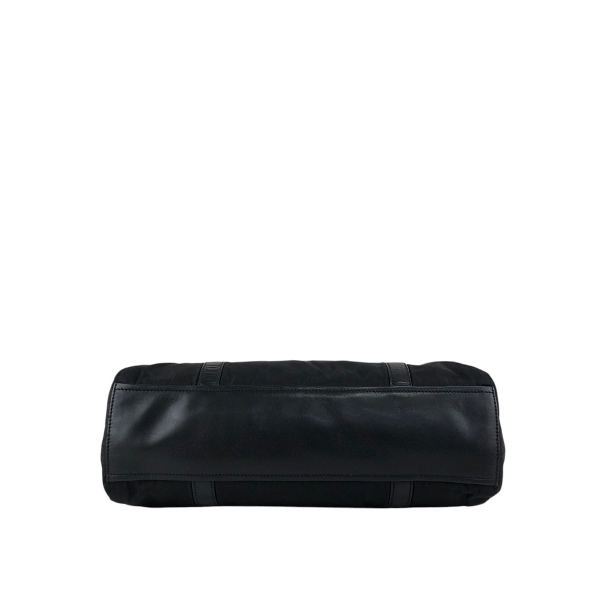 PRADA Push lock Handbag Black Vintage pesttr