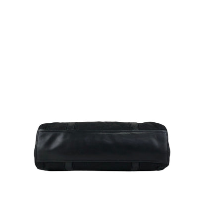 PRADA Push lock Handbag Black Vintage pesttr