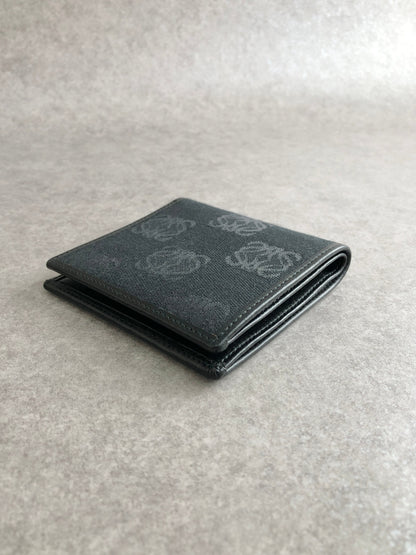 LOEWE Anagram Folded Wallet Black Vintage rxfn4n