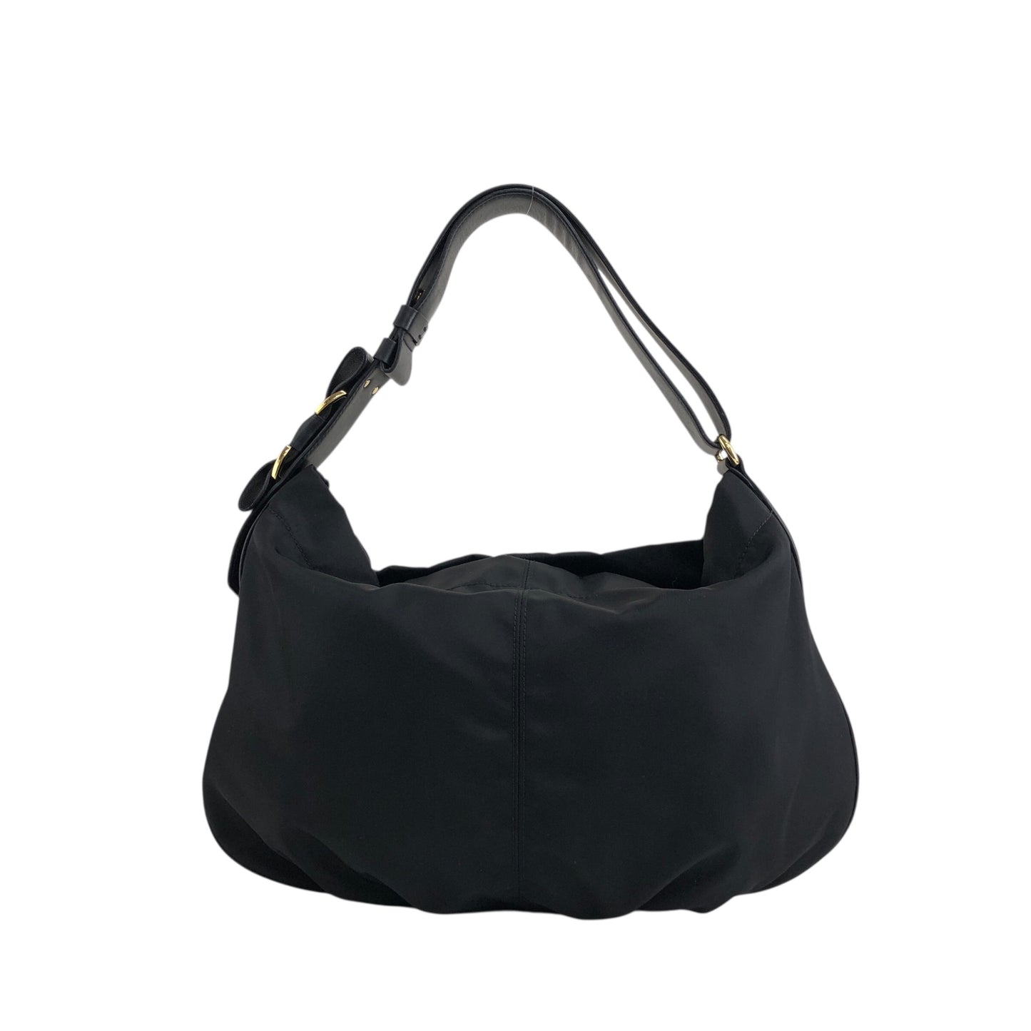 Salvatore Ferragamo Vala Ribbon Shoulder bag Hobobag Black Vintage j5vaua