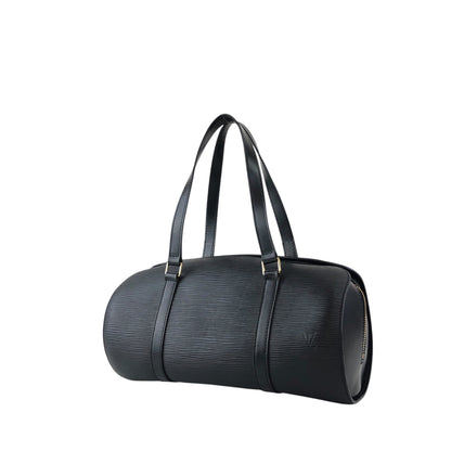 LOUIS VUITTON Handbag Barrel bag Black  Soufflot Vintage yw2s87