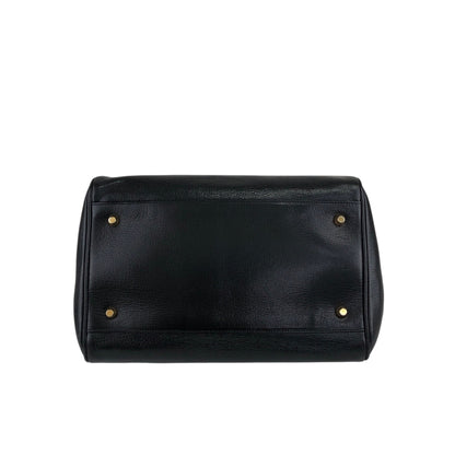 PRADA Handbag Boston bag Black Vintage ruijbf