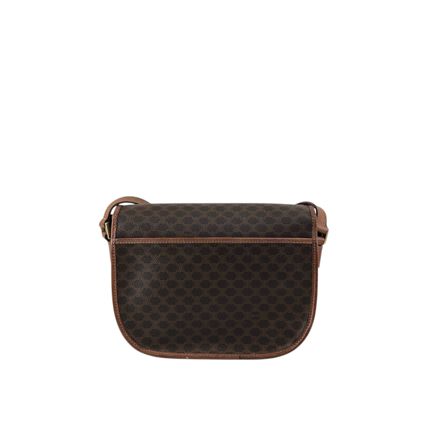 CELINE Macadam Shoulder bag Brown Vintage ui5mtc