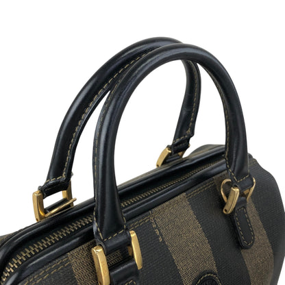 FENDI Pecan Two-way Small Boston bag Shoulder bag Black Vintage jy5pns