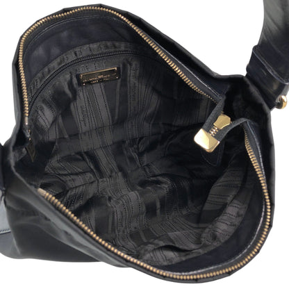 Salvatore Ferragamo Ribbon Shoulder bag Black Vintage n4v8km