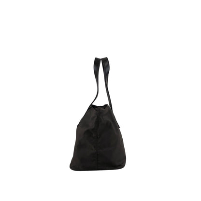 PRADA Tessuto Triangle Logo Handbag Brown Vintage 8wyzby