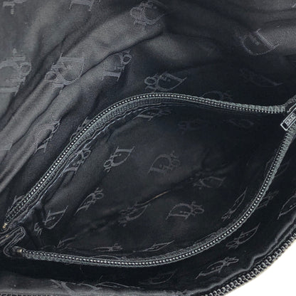 Christian Dior Logo Beads Chain Shoulder bag Black Vintage kxcim5