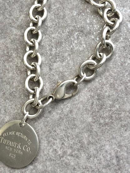 Tiffany & Co. Circle Charm Bracelet Silver Vintage ffek3f