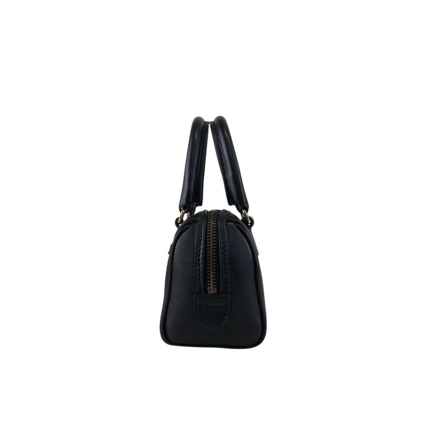 CELINE Two-way Small Handbag Shoulder bag Black Vintage tdajcw