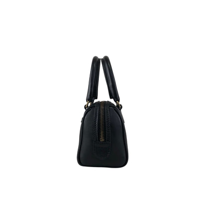 CELINE Two-way Small Handbag Shoulder bag Black Vintage tdajcw