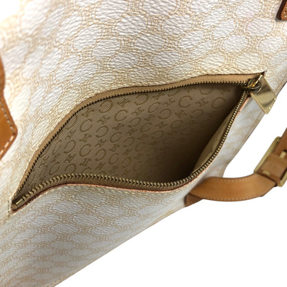 CELINE Macadam Backpack White Vintage w8wdat