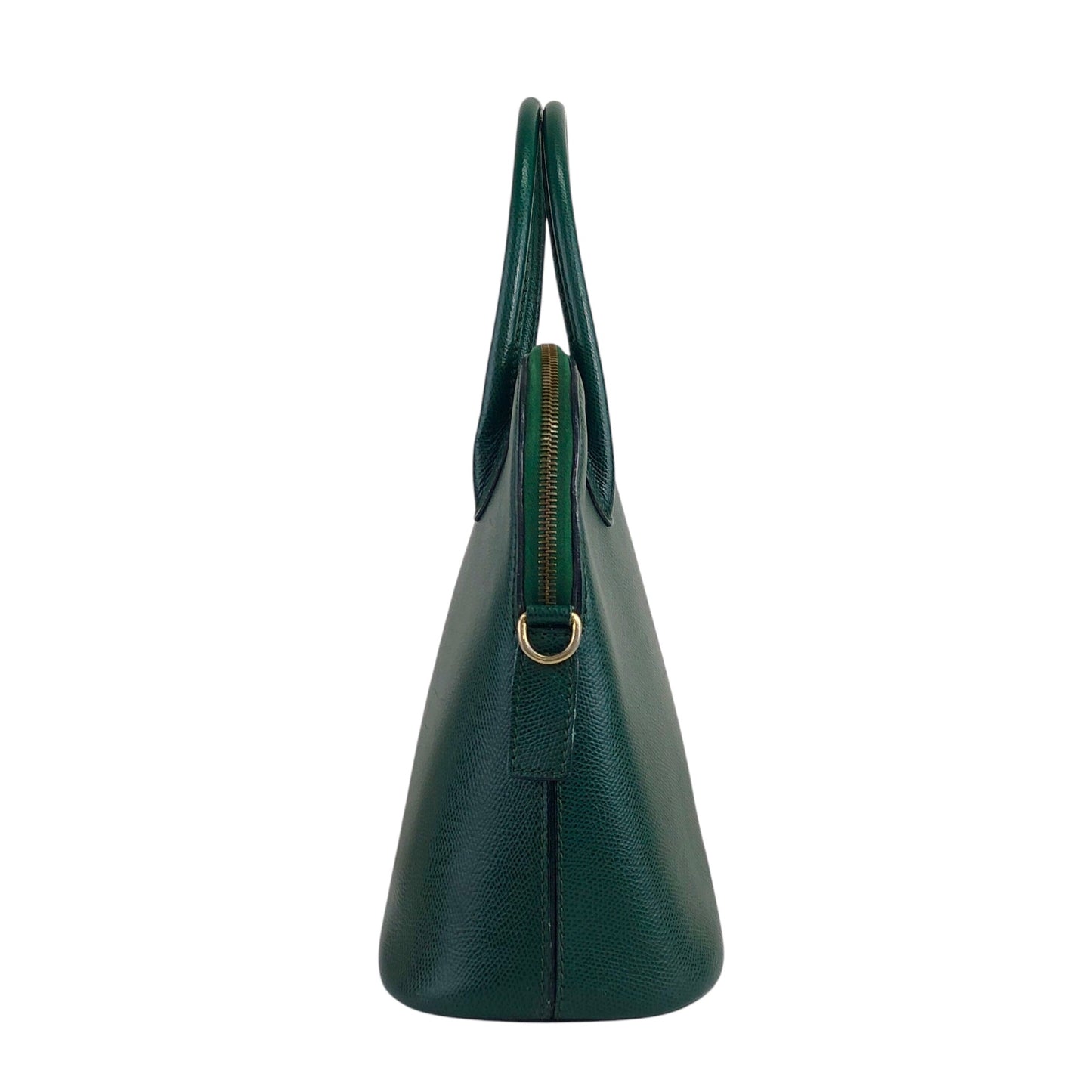 CELINE Two-way Handbag Shoulder bag Green Vintage pfdj32