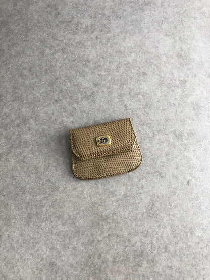 GUCCI Coin Purse Brown Vintage 5vm57j