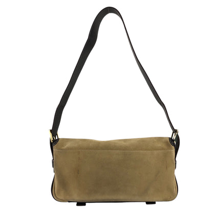 LOEWE Anagram Flap Shoulder bag Beige Vintage htuiwy