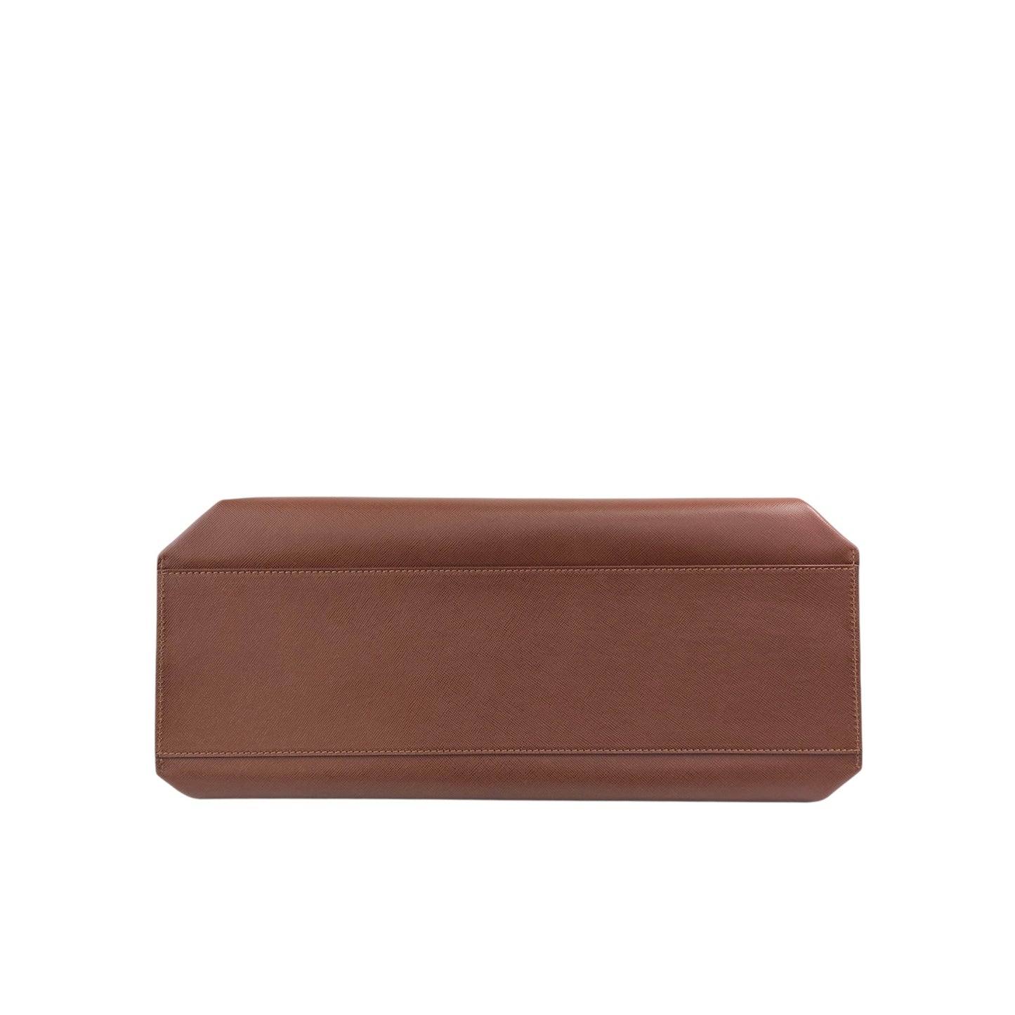 BURBERRY Flap Handbag Brown Vintage 3ex85e