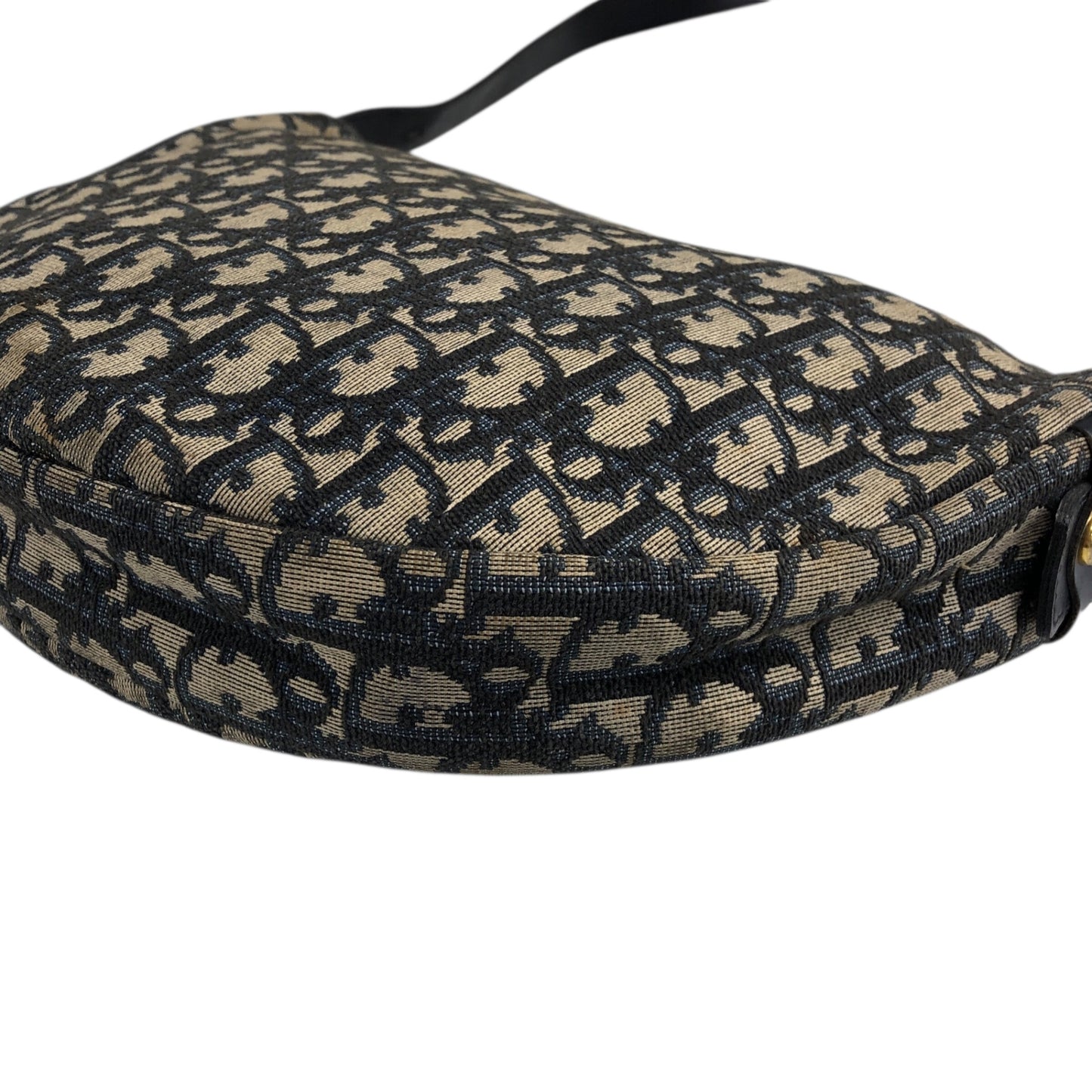 Christian Dior Trotter Shoulder bag Navy Vintage csrvwp