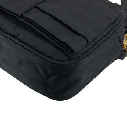 PRADA Logo Small Shoulder bag Black Vintage xg8z8w