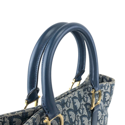 Christian Dior Trotter Totebag Navy Vintage ysuxts