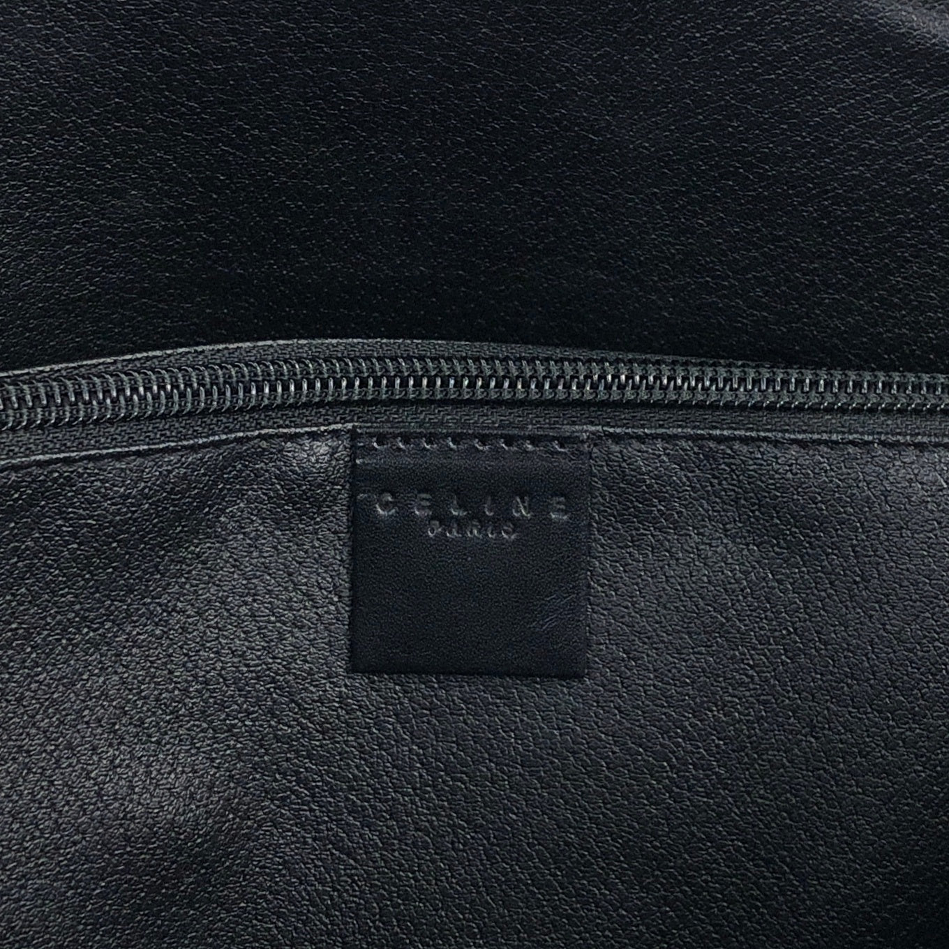 CELINE Macadam Blason Handbag Totebag Black Vintage 7r6v3e