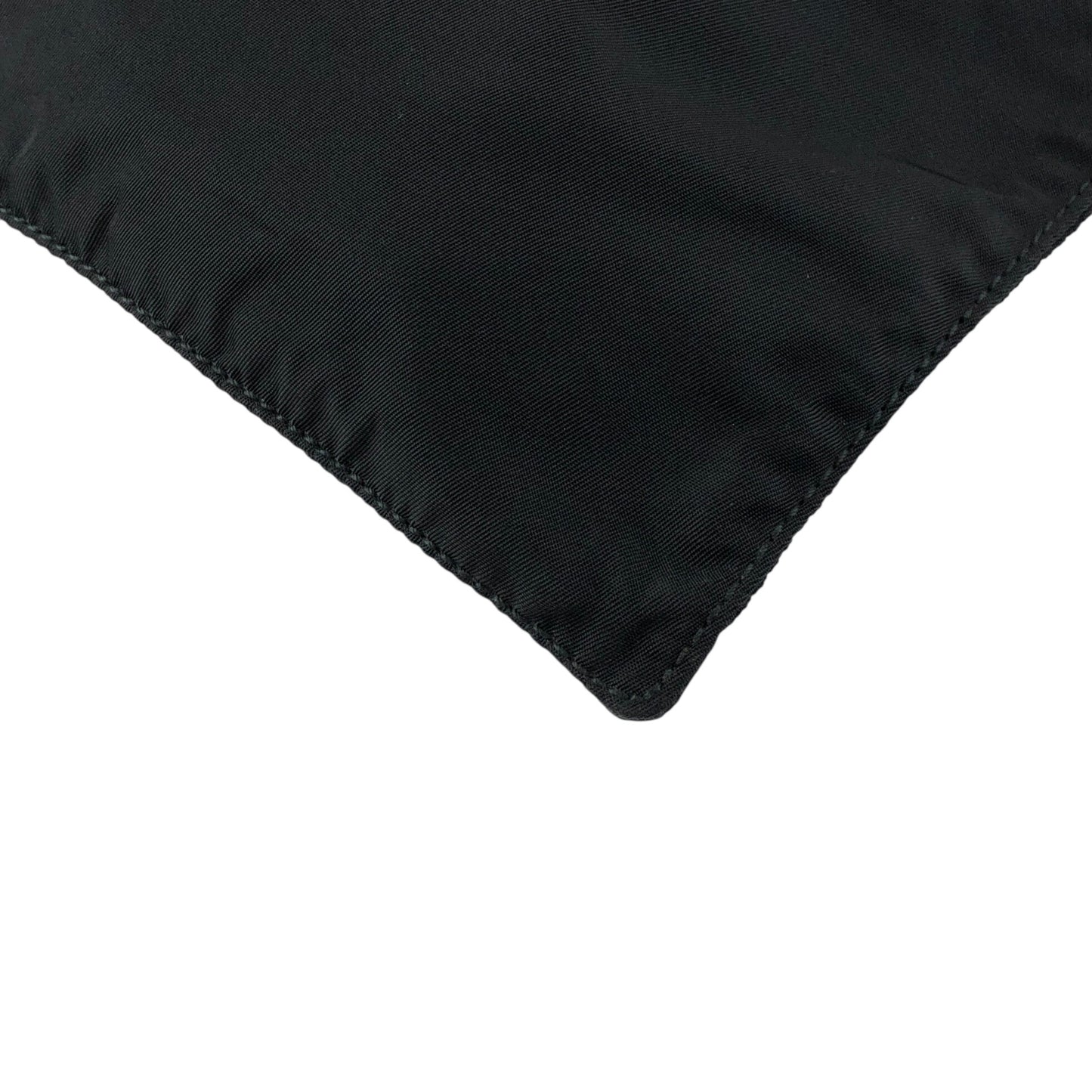 PRADA Tessuto Triangle Logo Totebag Black Vintage gc7j3j