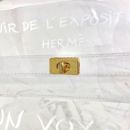HERMES Handbag Clear Vintage 3a5dab